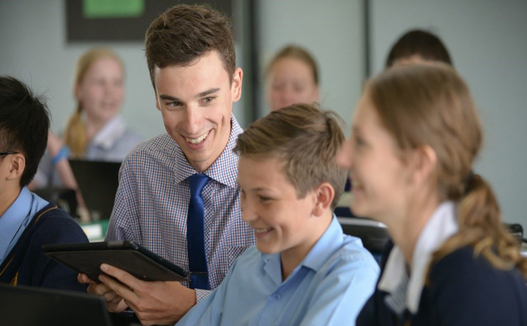 Young teacher